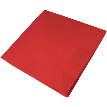 Napkin 40/2 Ply 8 Fold Red (Box Of 2000)