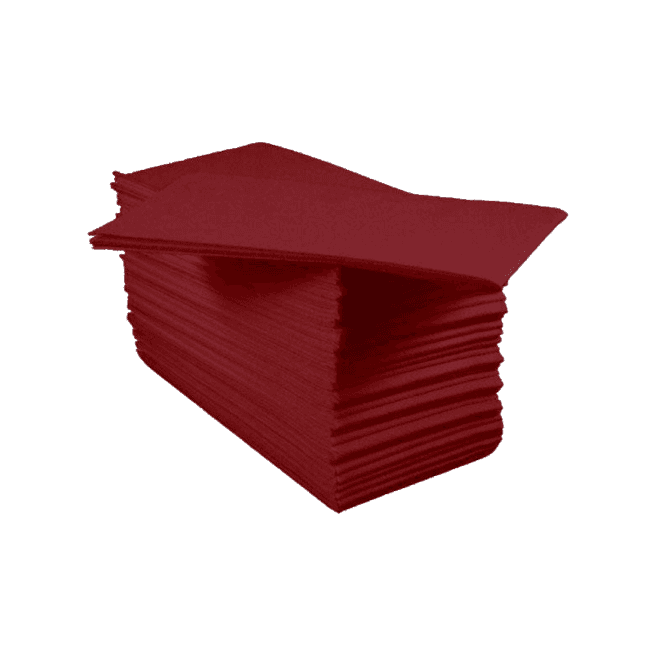 Swantex Napkin 40/2ply Burgundy Readifold (Box Of 2000)