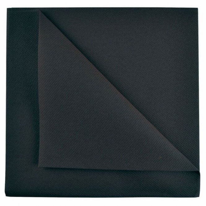Swantex Swansoft Black Napkins (Box Of 500)