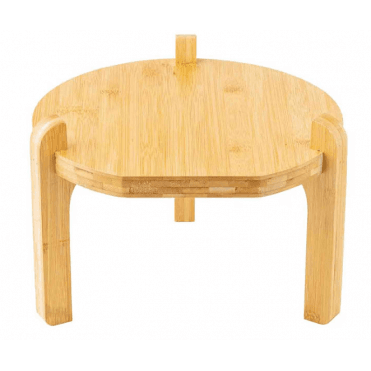 8" Bamboo Wide Beverage Dispenser Stand - 29cm x 29cm x 20cm - Fits Product Code GL12250, GL12251