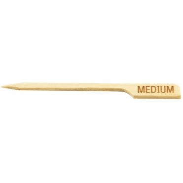 Bamboo Steak Marker Medium (Pack Of 100)