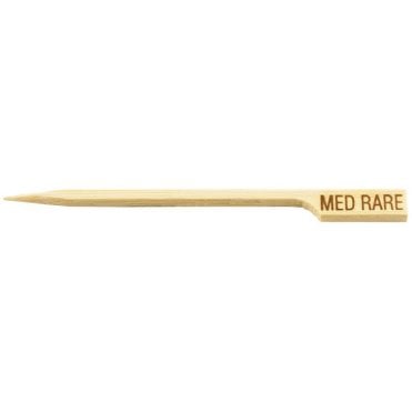 Bamboo Steak Marker Medium Rare (Pack Of 100)