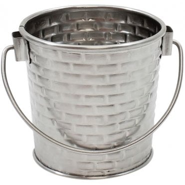 Brickhouse Round Pail With Handle Stainless Steel 3''/ 9oz