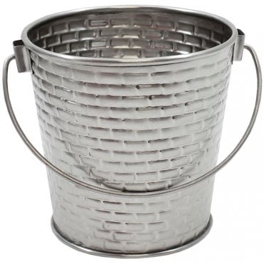 Brickhouse Stainless Steel Round Pail With Handle 4''/ 16.5 Oz