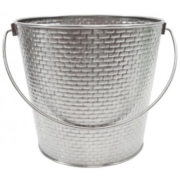 Brickhouse Stainless Steel Round Pail With Handle 7''/ 160 Oz