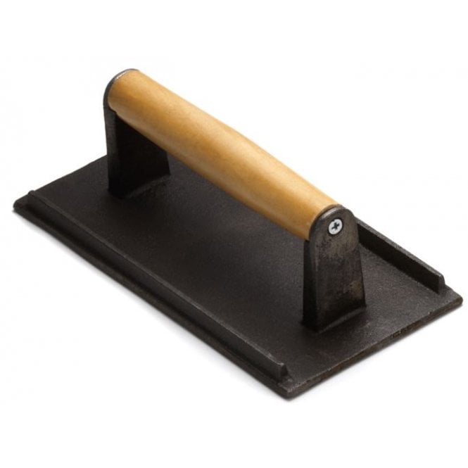 Tablecraft Cast Iron Wood Handled Steak Weight