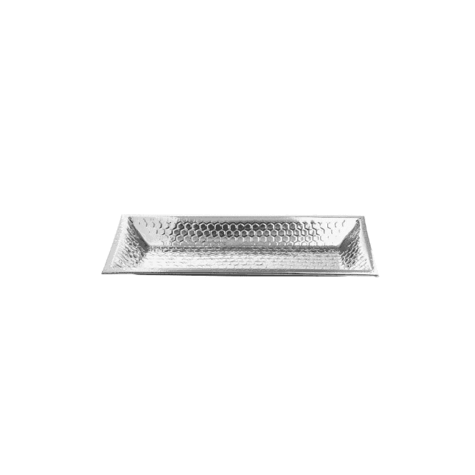 Tablecraft Hive Collection Rectangular Bowl 13l Mirror/ Honeycomb Pattern 70 X 34.5 X 5.5cm, S/S
