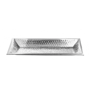 Hive Collection Rectangular Bowl 13l Mirror/ Honeycomb Pattern 70 X 34.5 X 5.5cm, S/S