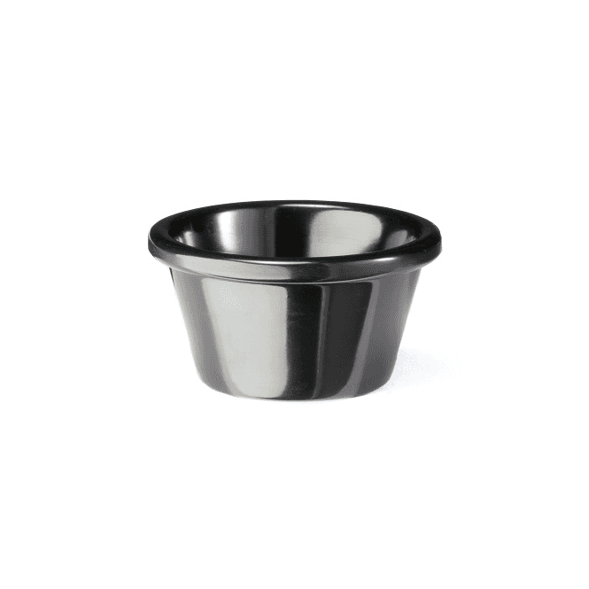 Tablecraft Ramekin Plain Black 85ml / 3oz Melamine (Box Of 12)