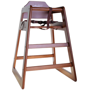Walnut High Chair (Unassembled)