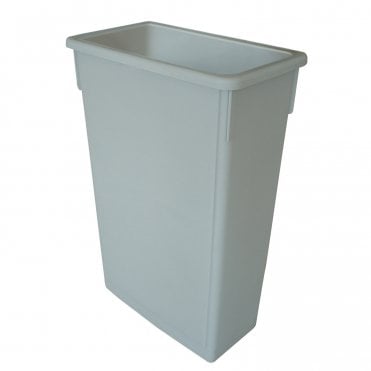 87 Ltr Plastic Waste Bin Grey