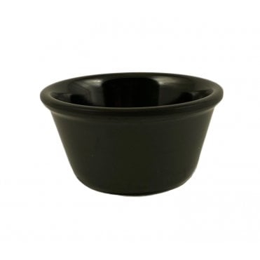Black Contemporary Ramekin 118ML (Pack of 12)