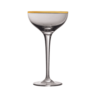 Gold Rim Alto Coupe 18cl/ 6oz (Box of 4)