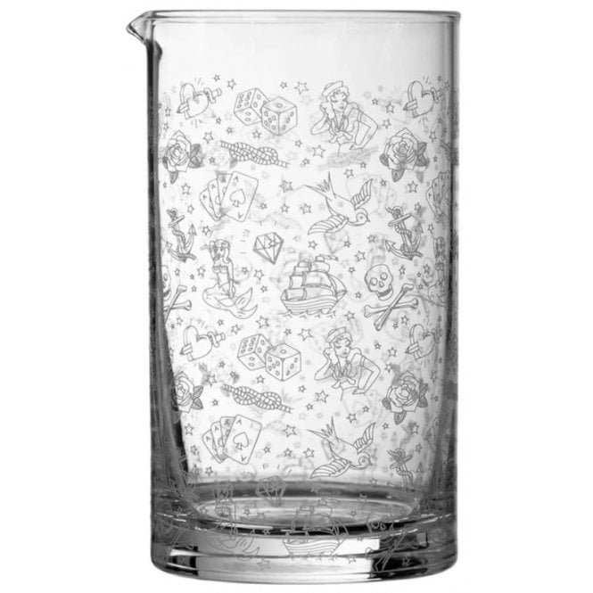 Urban Bar Tattoo Mixing Glass
