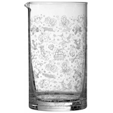 Tattoo Mixing Glass