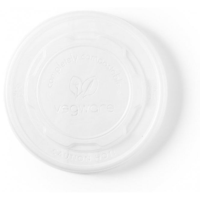 Vegware 115mm Flat Lid For Soup Containers (DS21140 & DS21142) (Box Of 500)