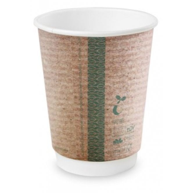 Vegware Brown Double Wall Cup - 12oz (Box Of 500)