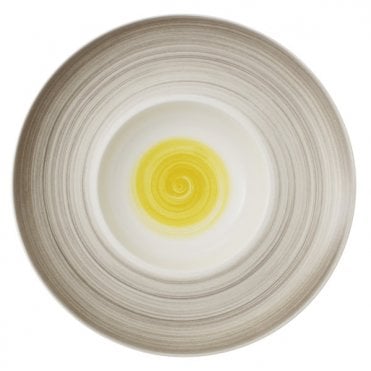 Amarah Date Flower Deep Plate 14cm / 5.5" (Box Of 12)