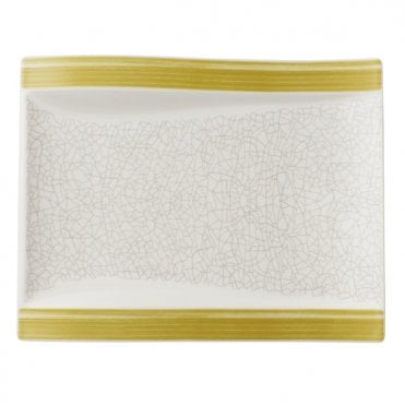 Amarah Reed Flat Rectangle Plate 26x20cm / 10.25x7.5" (Box Of 12)