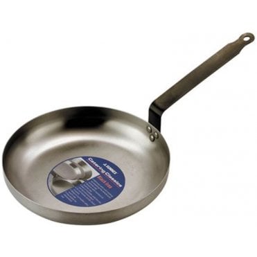 Black Steel Omelette Pan 25cm / 10" Medium Duty