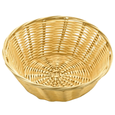 Bread Basket Round Polywicker 21cm / 8.5"