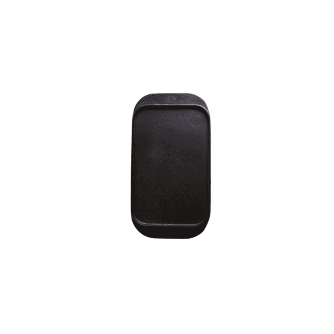 Zodiac Giant Grill 48x26cm Black (One Ribbed And One Flat)