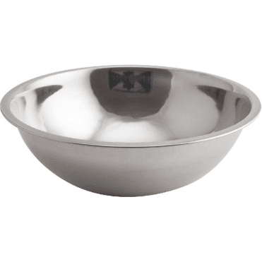 Shallow Mixing Bowl - Stainless Steel 295mm / 11.5" - 4L