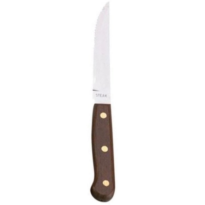 Zodiac Wood Handle Steak Knife (Pack Of 12)